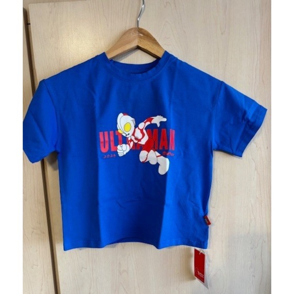 New ZuiZui ULTRAMAN Japanese Cartoon T-shirt Cropped‎ Size XS / Small NWT
